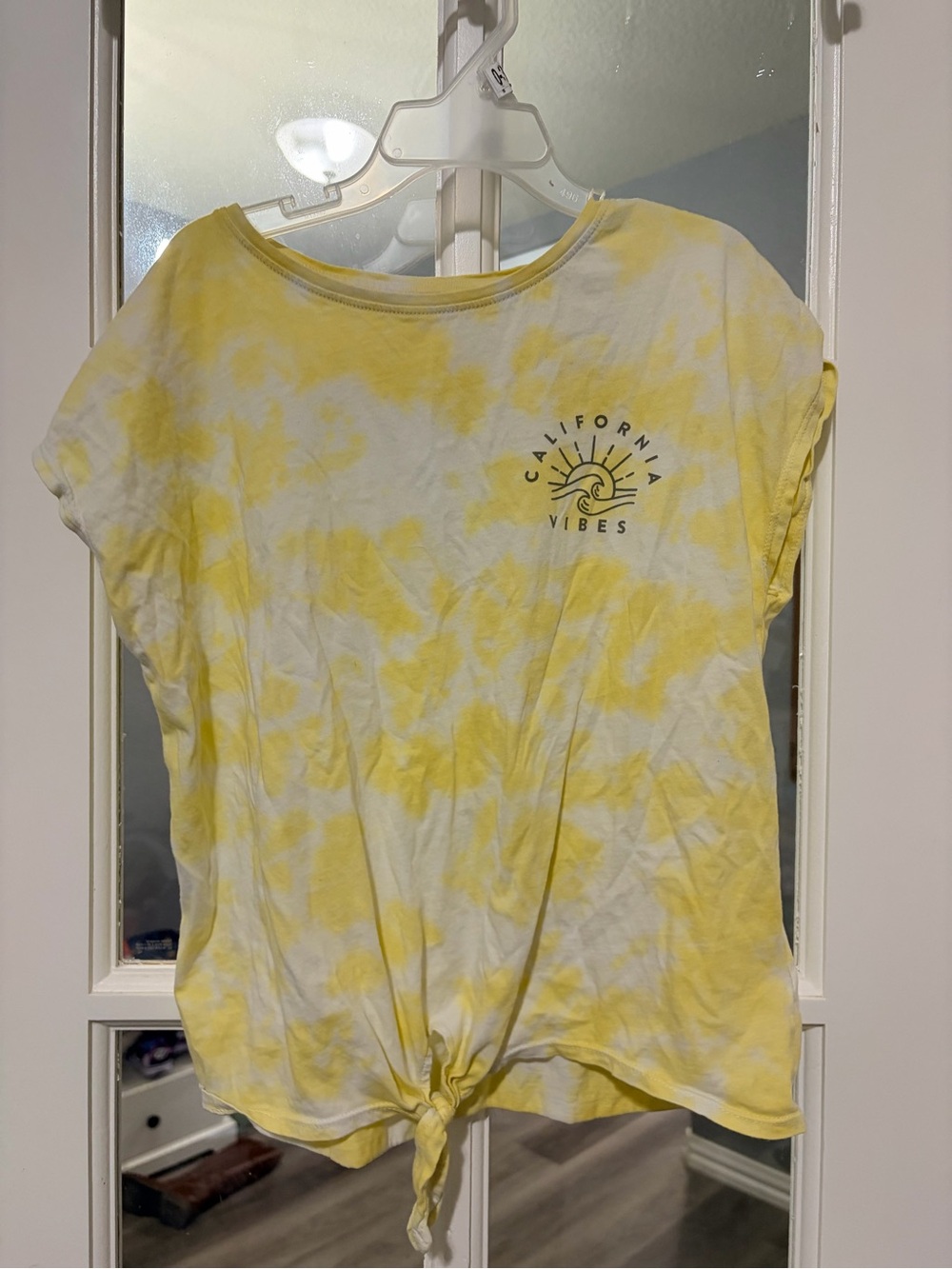 Kids Yellow Tie-Dye Tee - California Vibes